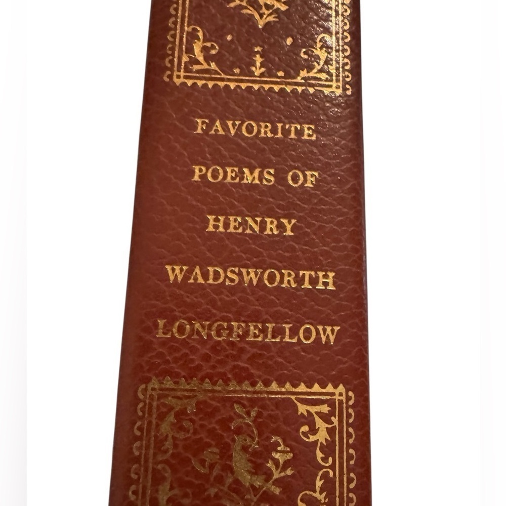 VINTAGE Classic Books HardBack Bound Favorite Poems Henry Wadsworth Longfellow - Picture 3 of 15